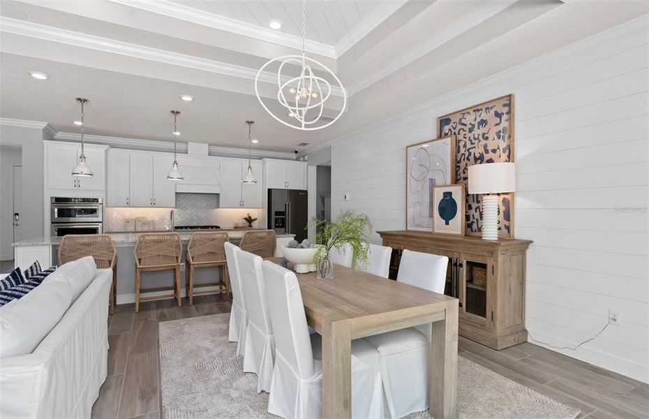 Furnished interior view inside a new home in Del Webb Sunbridge, St. Cloud (Image 17).