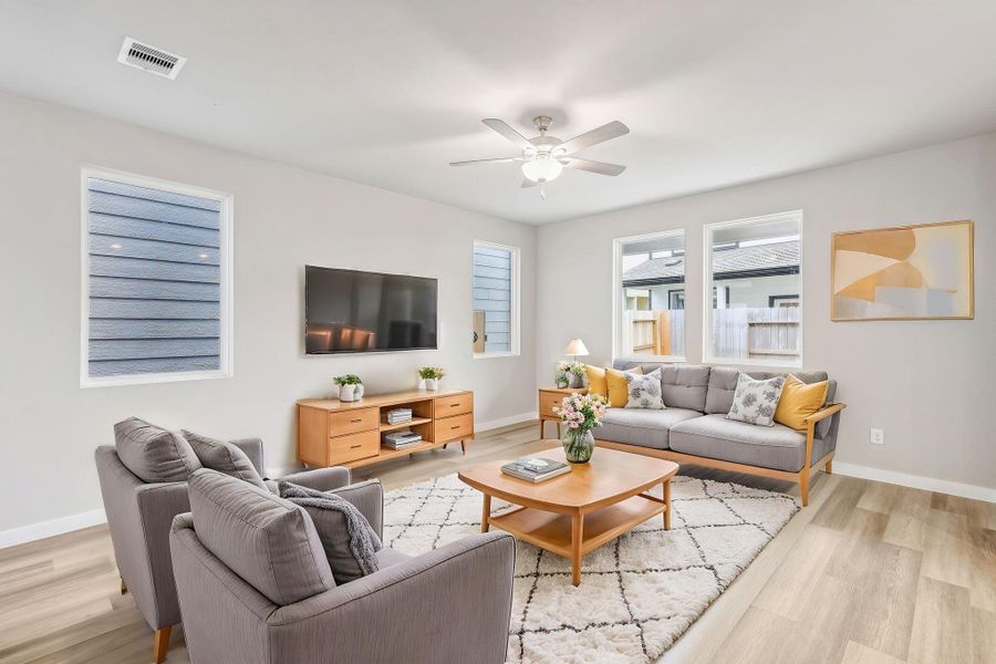 Photo is not of the actual home, but is an inspirational photo of builder’s model home and may depict options, furnishings, and/or decorator features that are not included