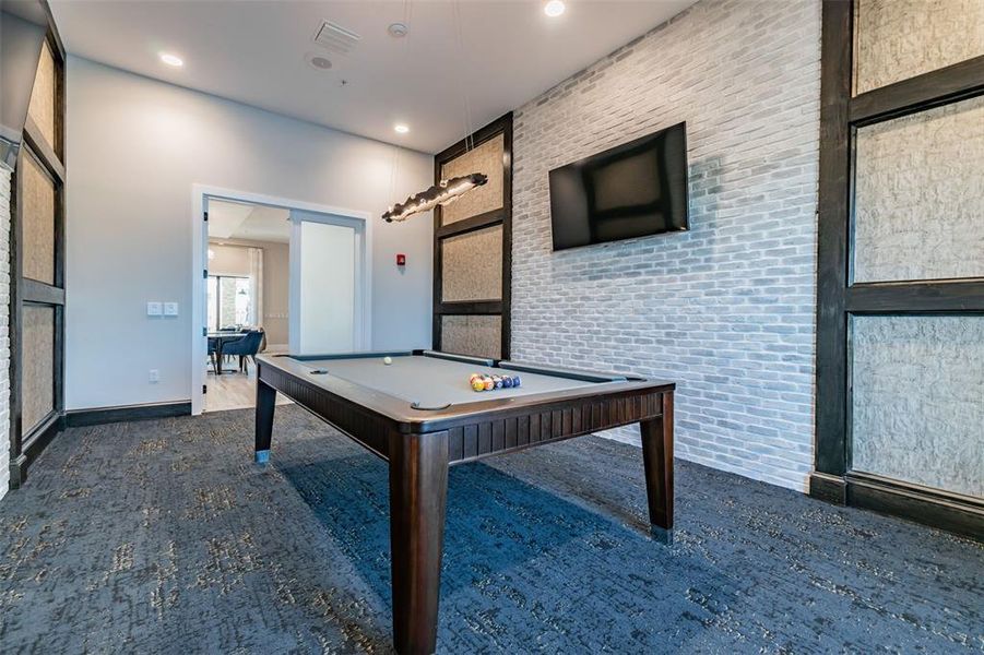 Furnished interior view inside a new home in Mirada, San Antonio (Image 11).