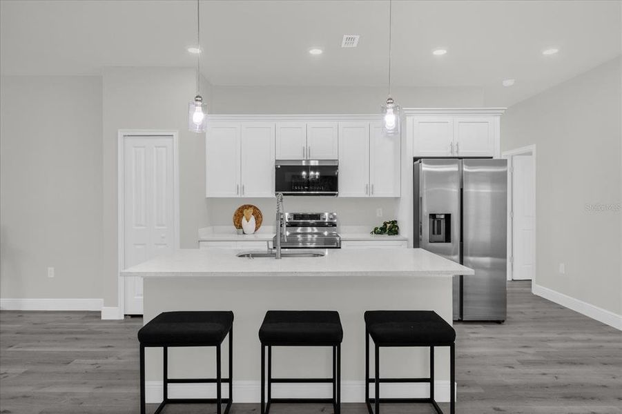 Furnished interior view inside a new home in , Dunnellon (Image 13).