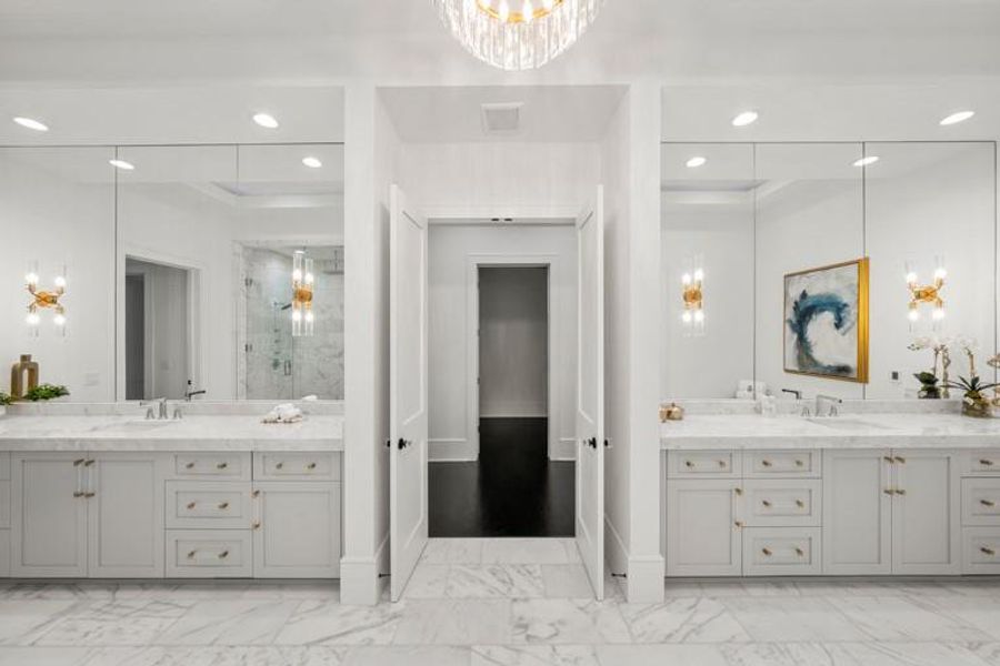 Furnished interior view inside a new home in , Sandy Springs (Image 34).