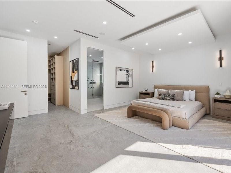 Furnished interior view inside a new home in , Miami Beach (Image 9).