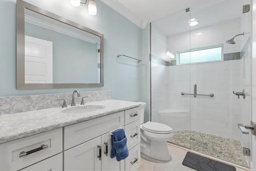 Furnished interior view inside a new home in , The Villages (Image 38).