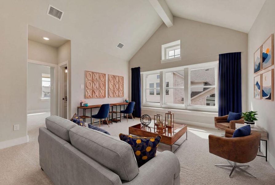 Furnished interior view inside a new home in Somerset Park, Rockwall (Image 17).