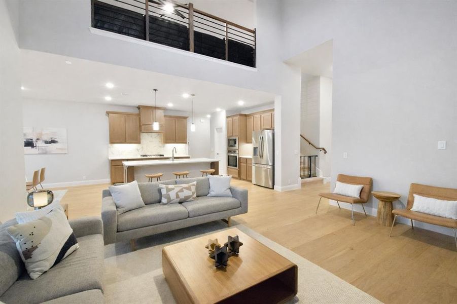Furnished interior view inside a new home in Abe's Landing, Granbury (Image 5).