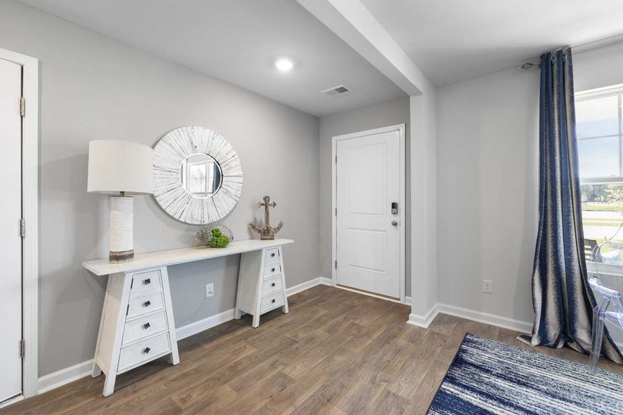 Representative furnished interior of a home built from the GALEN by D.R. Horton in The Pines at New Hampstead, Savannah (Image 12).
