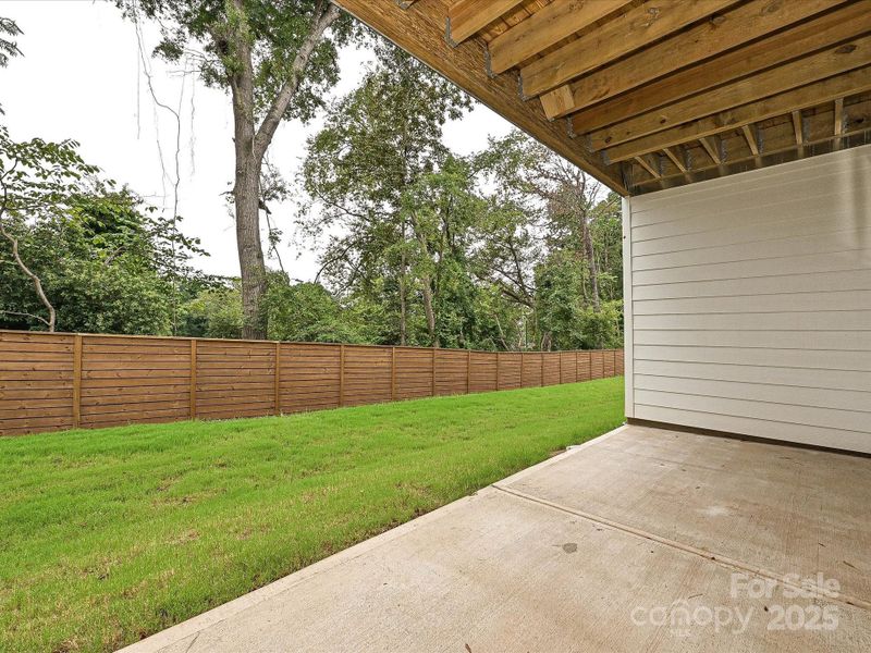 Covered First Floor Outdoor Living.