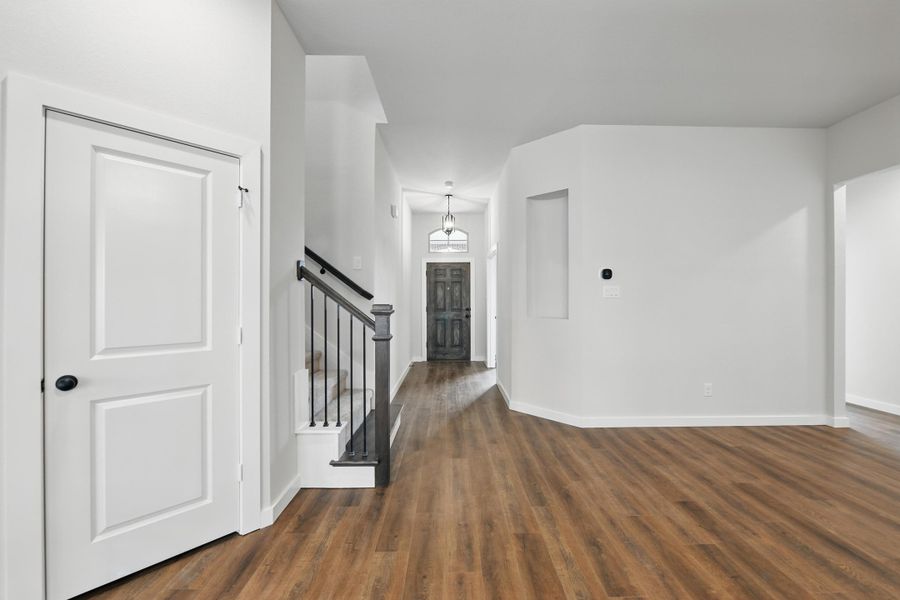 Representative unfurnished interior of a home built from the McKinley II by Cheldan Homes in Terra Vista Estates, Springtown (Image 27).