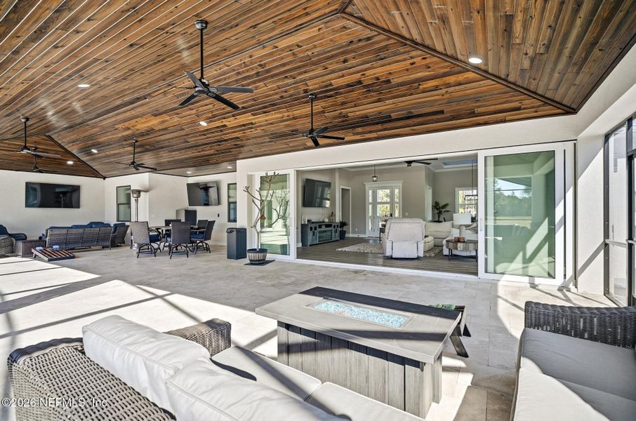 Exterior details and patio area of a home in , Palm Coast (Image 29). Exterior details and patio area of a home in , Palm Coast (Image 29).