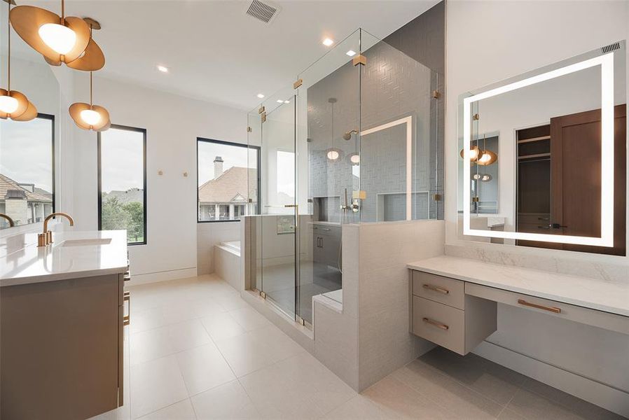 Furnished interior view inside a new home in , Southlake (Image 14).