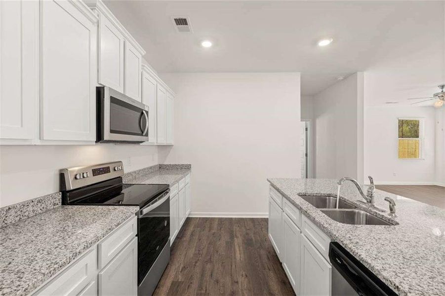 Furnished interior view inside a new home in Mableton Station, Mableton (Image 3).