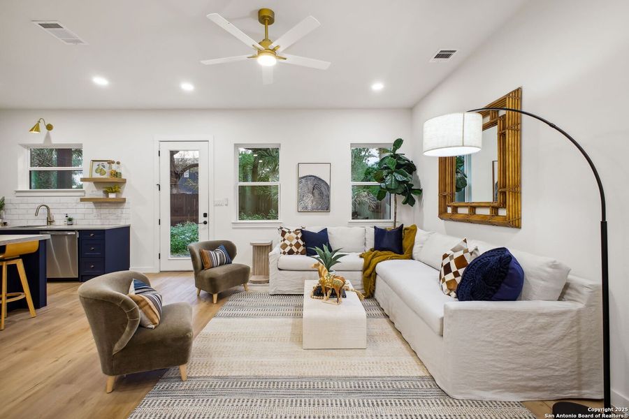 Furnished interior view inside a new home in , San Antonio (Image 30).