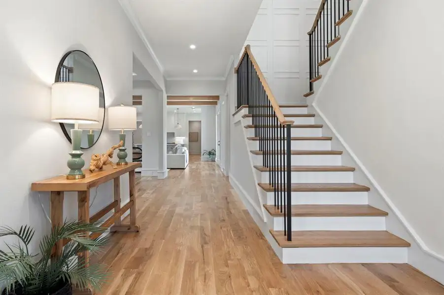 Furnished interior view inside a new home in , Dallas (Image 4).