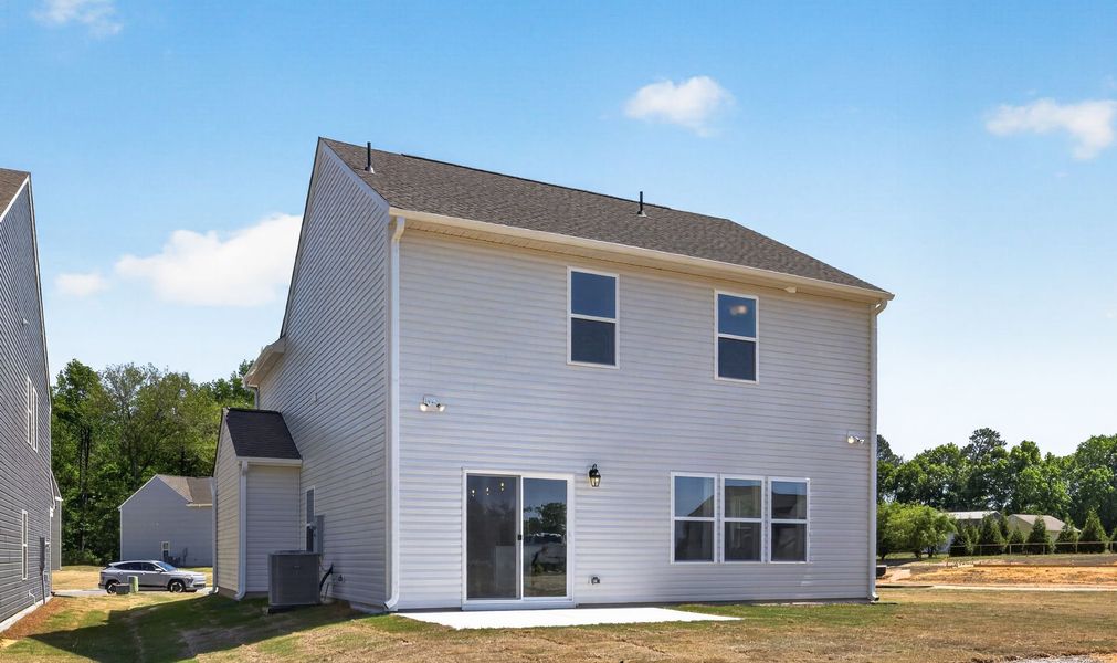 Exterior details and patio area of a home in Nathans Ridge, Lillington (Image 24).