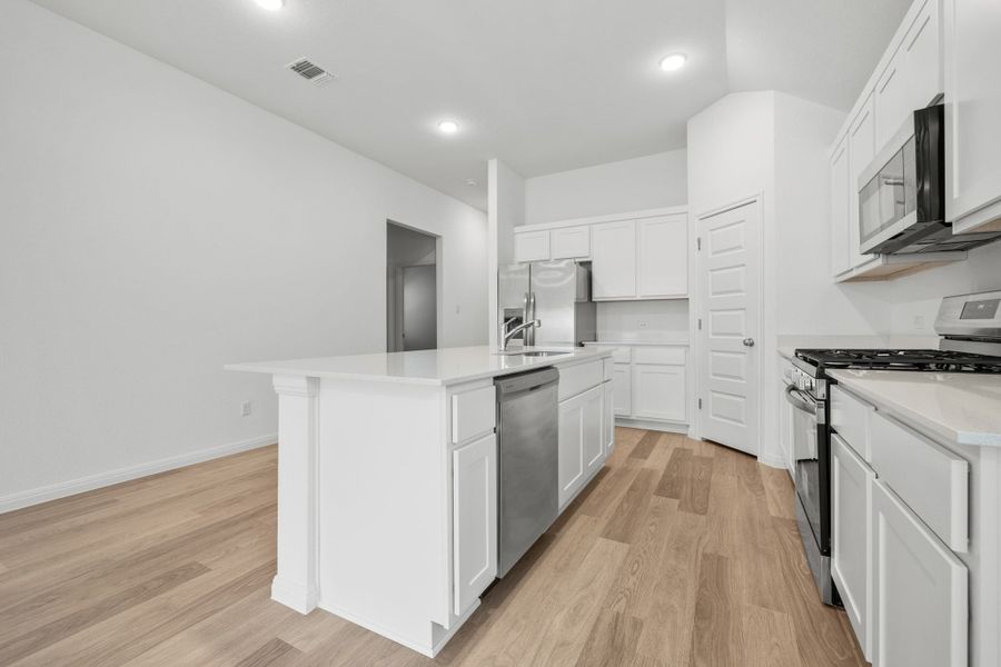 Furnished interior view inside a new home in Trinity Ranch, Elgin (Image 9).