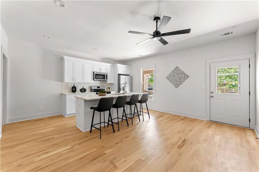 Furnished interior view inside a new home in , Atlanta (Image 15).