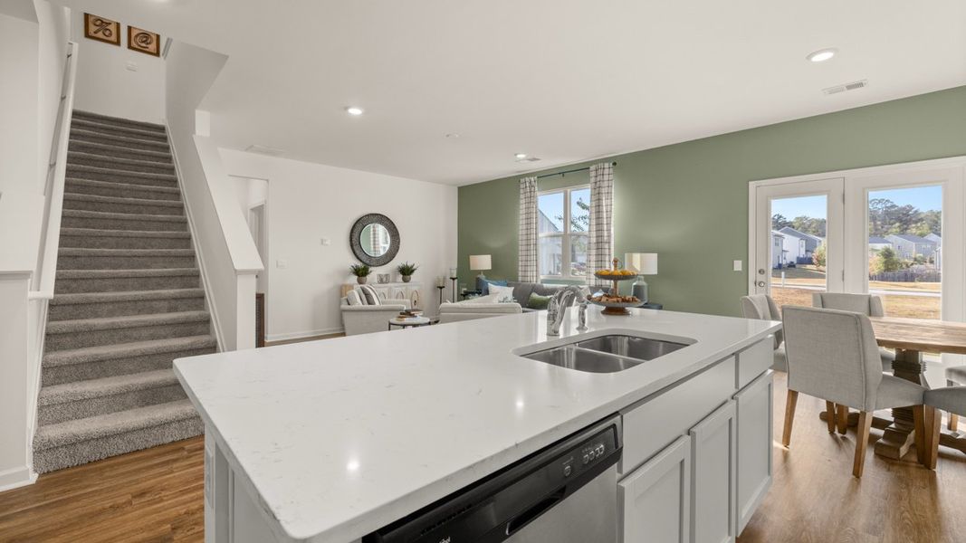 Representative furnished interior of a home built from the Hayden by D.R. Horton in Poplar Preserve, Newnan (Image 8).