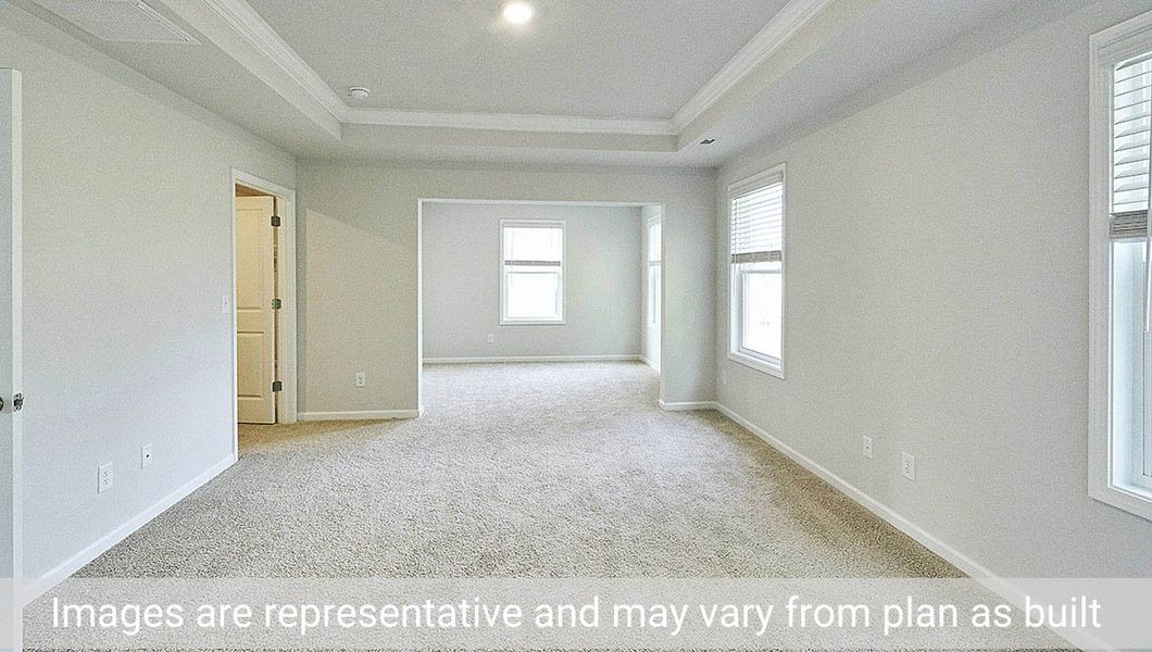 Spacious, unfurnished interior of a new home in The Manors at Winston Pointe, Clayton (Image 22).