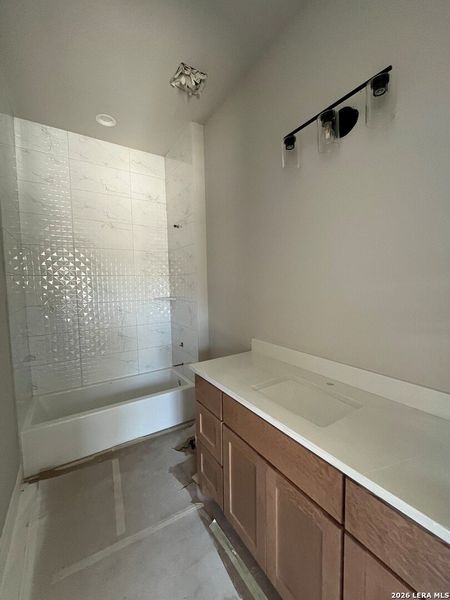 In-progress construction of a new home in , Canyon Lake, TX (Image 28).