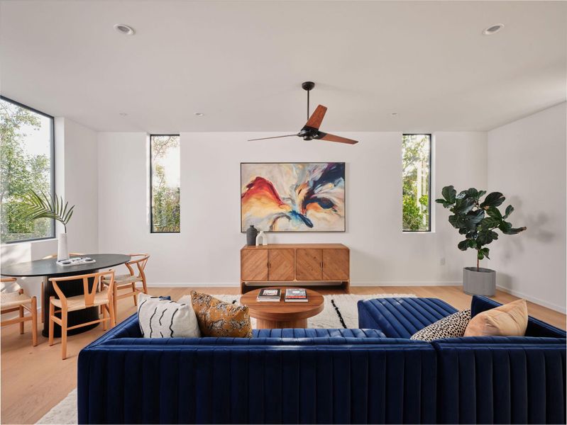 Furnished interior view inside a new home in , Austin (Image 16).