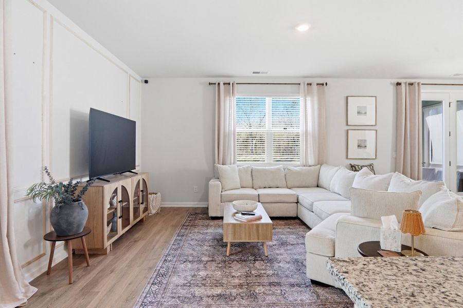 Furnished interior view inside a new home in Founders Corner, Lincolnville (Image 8).