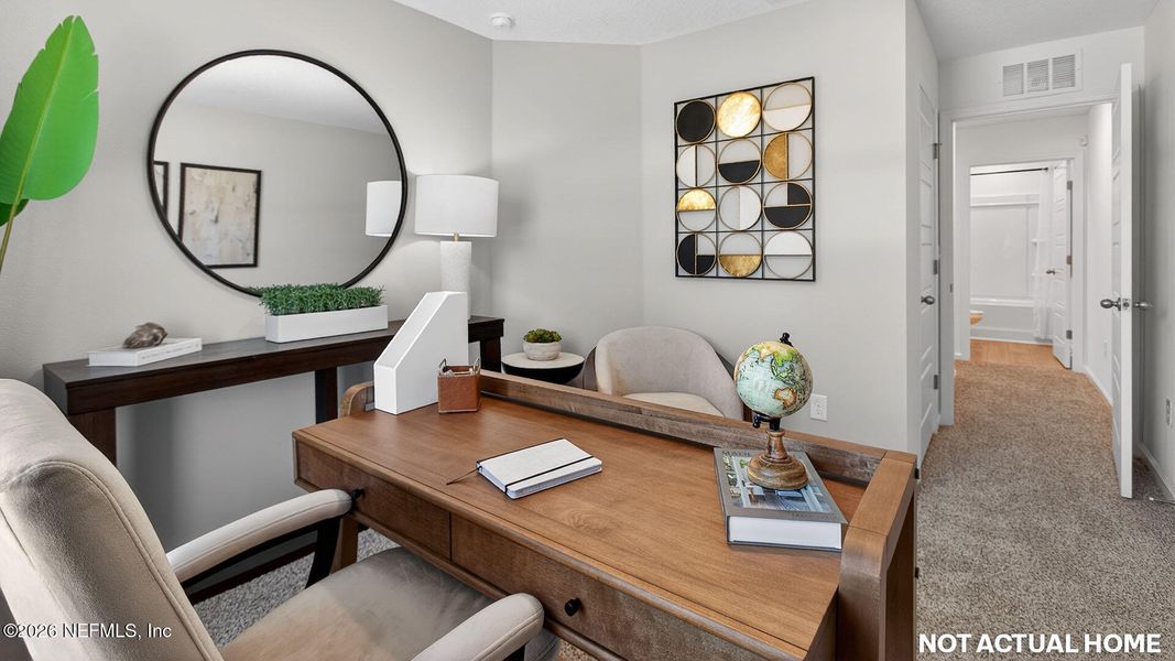Furnished interior view inside a new home in Corsair, Middleburg (Image 9).
