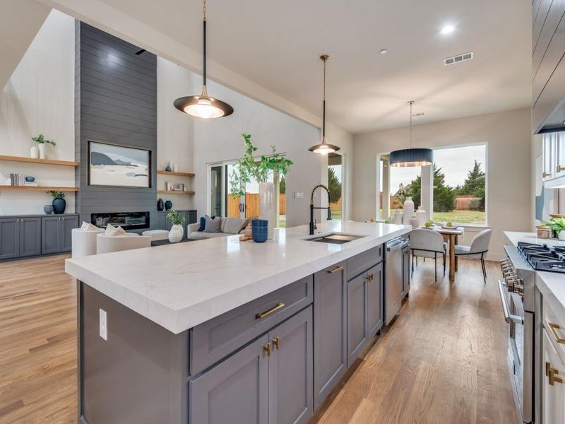 Furnished interior view inside a new home in , Red Oak (Image 26).