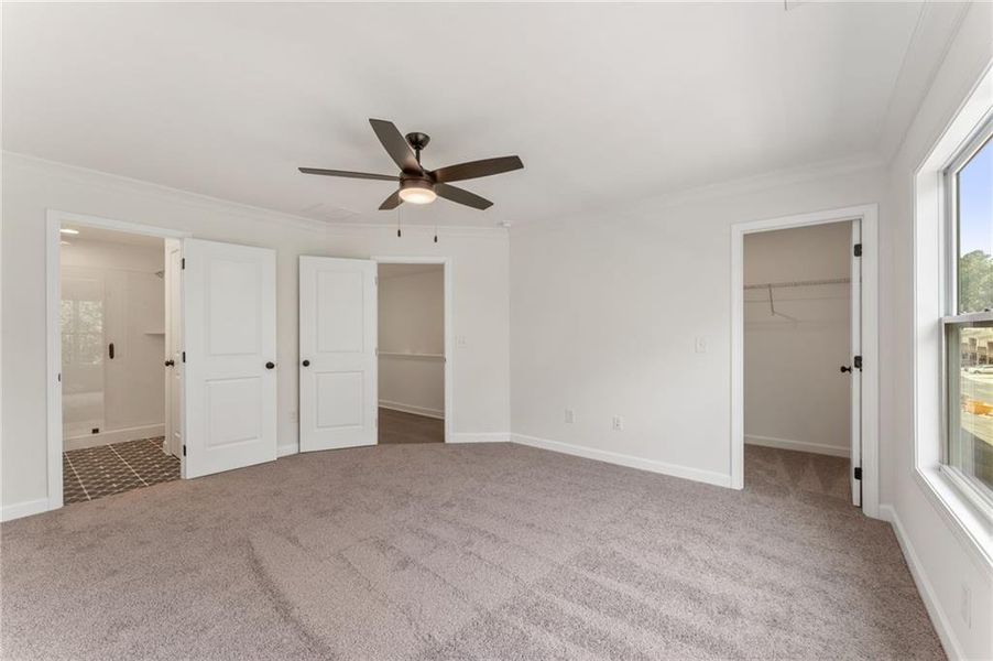 Spacious, unfurnished interior of a new home in Townes at South Main, Kennesaw (Image 22).