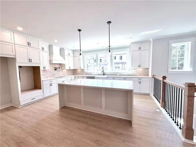 Furnished interior view inside a new home in The Groves at Myrtle, Roswell (Image 4).