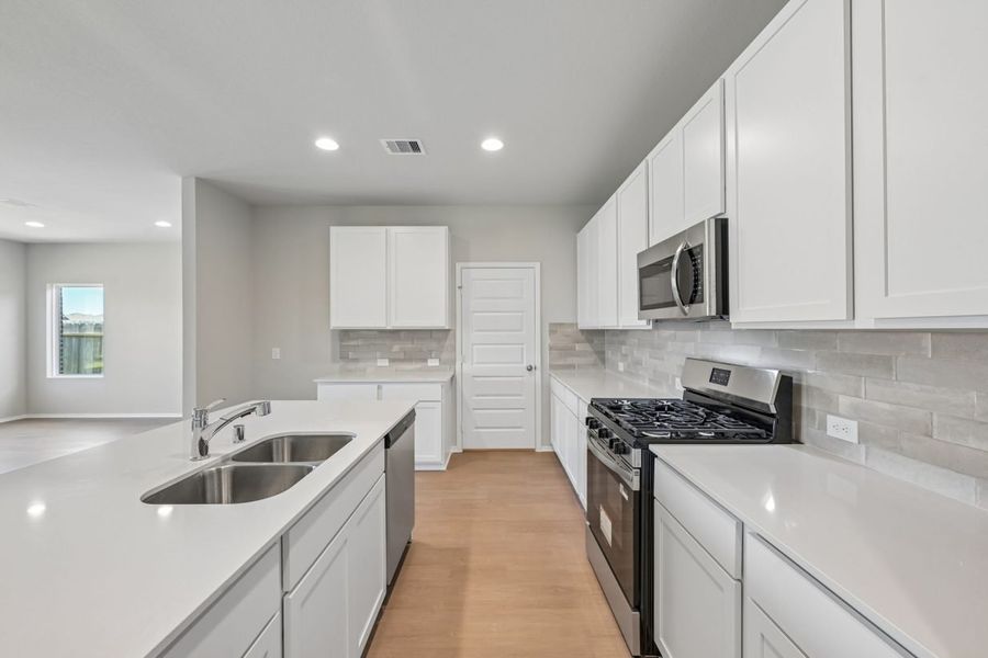 Furnished interior view inside a new home in Harrington Trails, New Caney (Image 10).