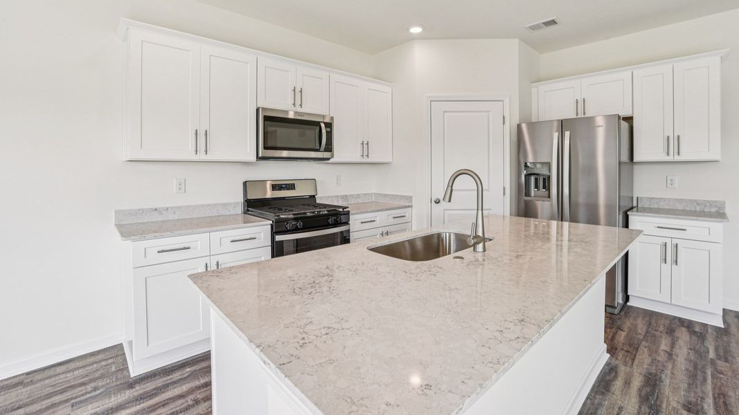 Representative furnished interior of a home built from the Craig by D.R. Horton in The Hideaway at Fox Meadows, Bluff City (Image 8).