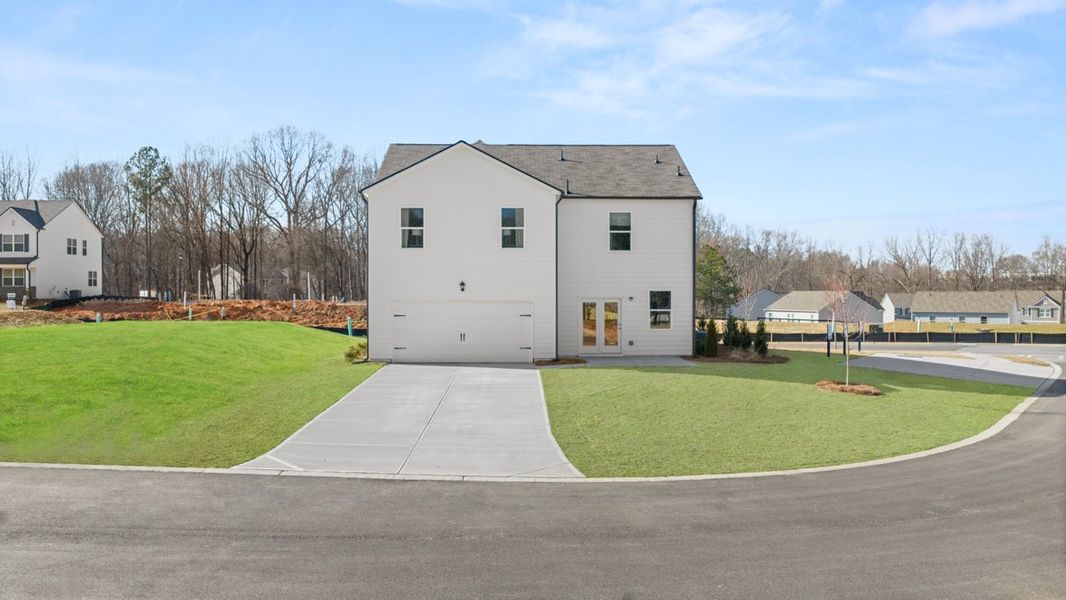 Representative exterior photo of a completed home built from the Elbert ll by D.R. Horton in Braselton Village, Braselton, GA (Image 22).