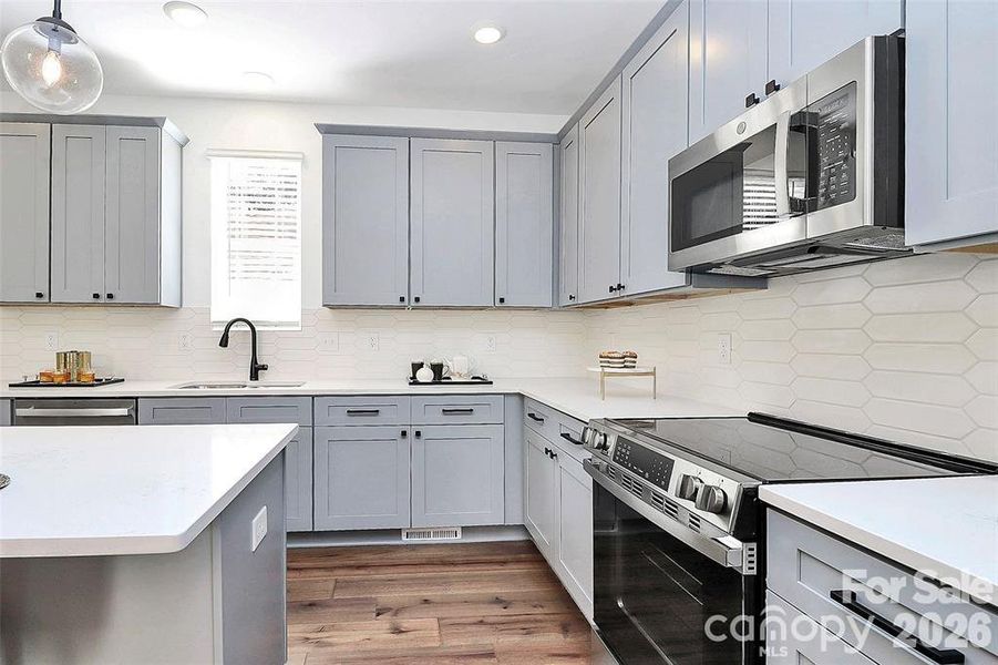 Furnished interior view inside a new home in , Charlotte (Image 17).