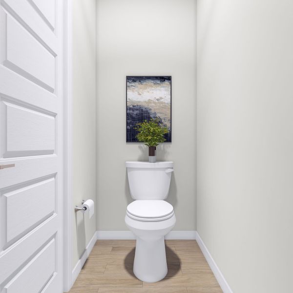 Representative furnished interior of a home built from the Fieldstone by Tri Pointe Homes in Lariat, Liberty Hill (Image 22).