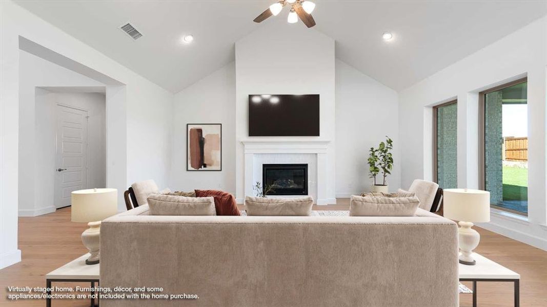Furnished interior view inside a new home in Terraces 72', Rockwall (Image 11). Furnished interior view inside a new home in Terraces 72', Rockwall (Image 11).