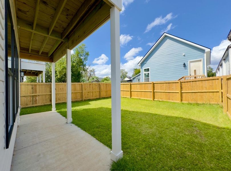 Exterior details and patio area of a home in , North Charleston (Image 2).