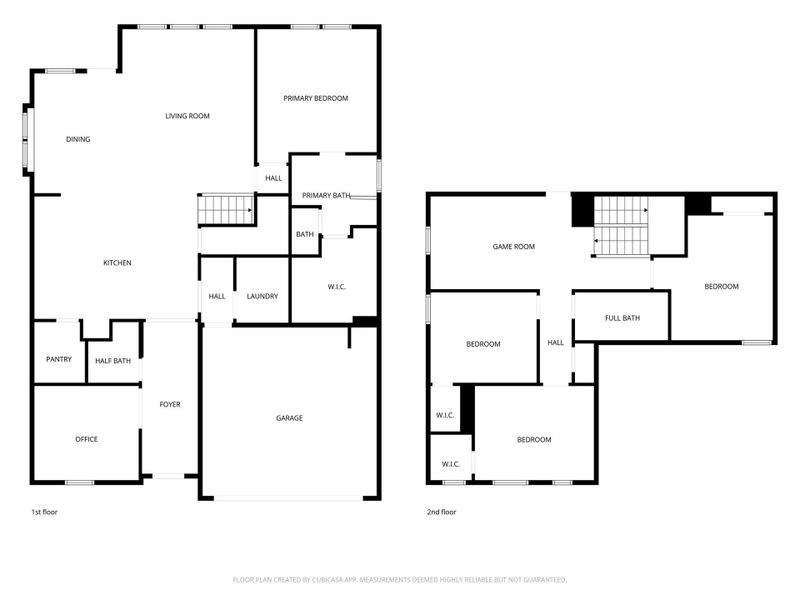 4 bedrooms, 2 bathrooms, 1 half bath, and over 2,500 square feet of living space