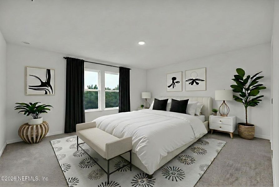 Furnished interior view inside a new home in Hyland Trail, Green Cove Springs (Image 11).
