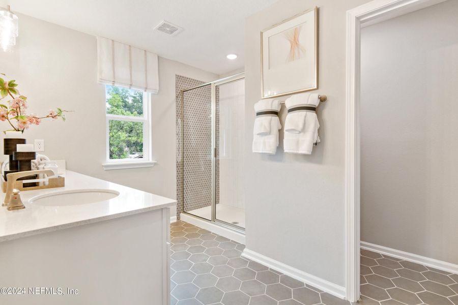 Furnished interior view inside a new home in , Jacksonville (Image 8).