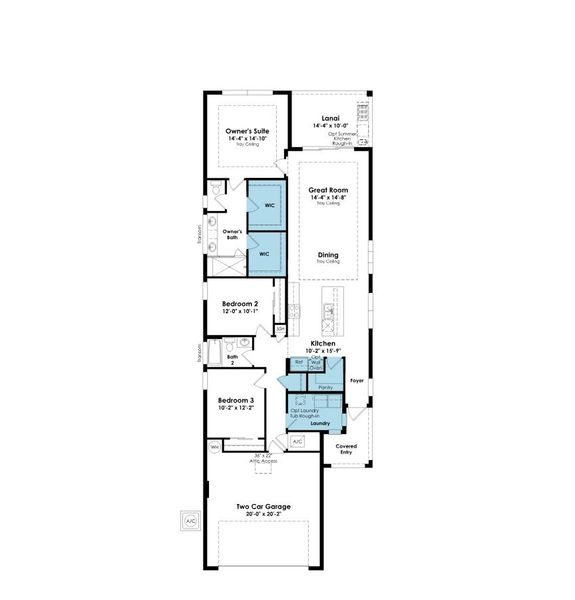 2D floor plan layout of this home in Rivella, Port St. Lucie, FL (Image 4). 2D floor plan layout of this home in Rivella, Port St. Lucie, FL (Image 4).