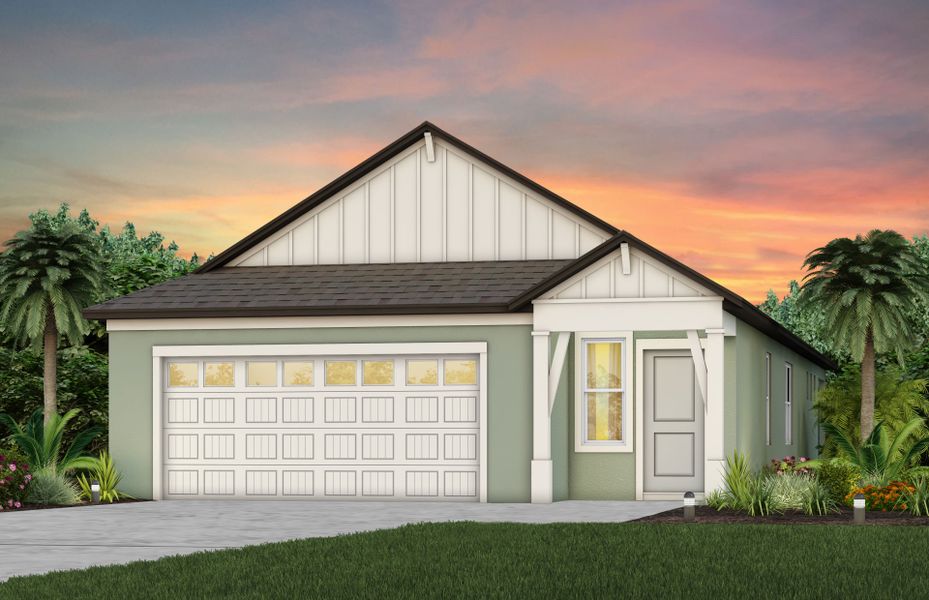 Representative exterior photo of a completed home built from the Harvey by Pulte Homes in Seaire, Parrish, FL (Image 14).