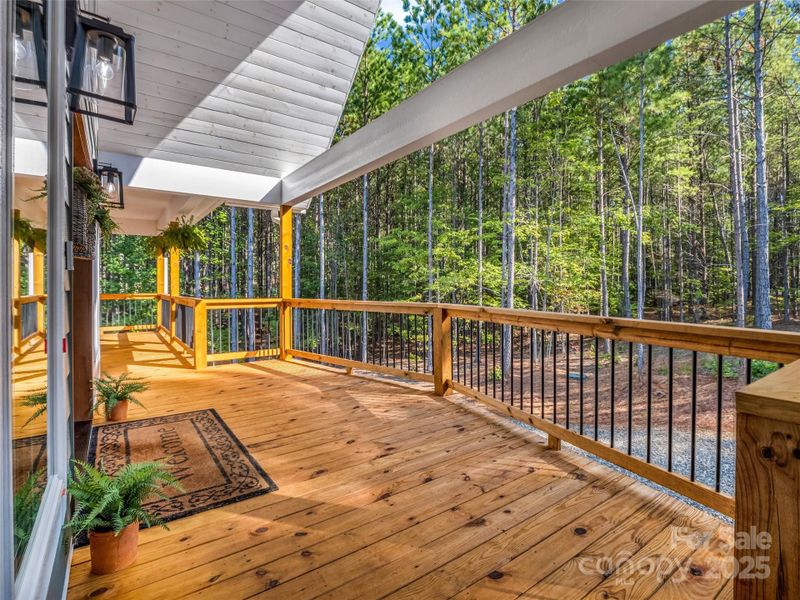 Exterior details and patio area of a home in , Mill Spring (Image 17).