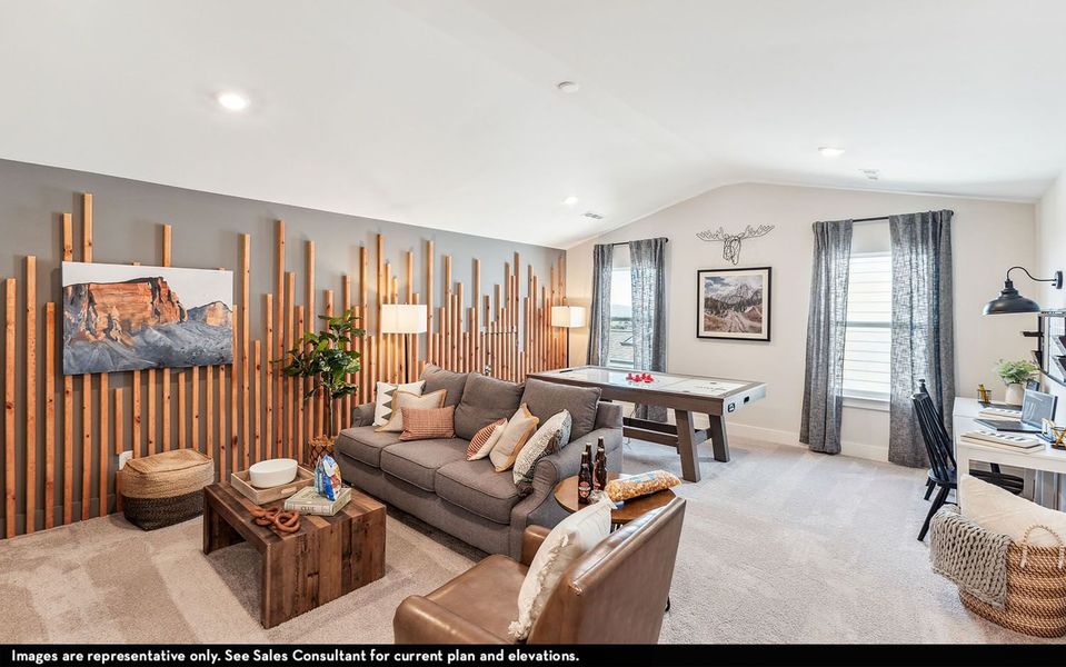 Furnished interior view inside a new home in McCain's Station, Gallatin (Image 25).