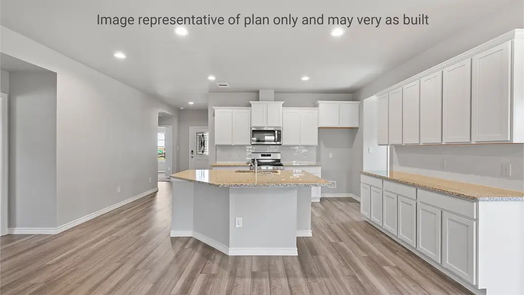 Furnished interior view inside a new home in London Towne, Corpus Christi (Image 5).