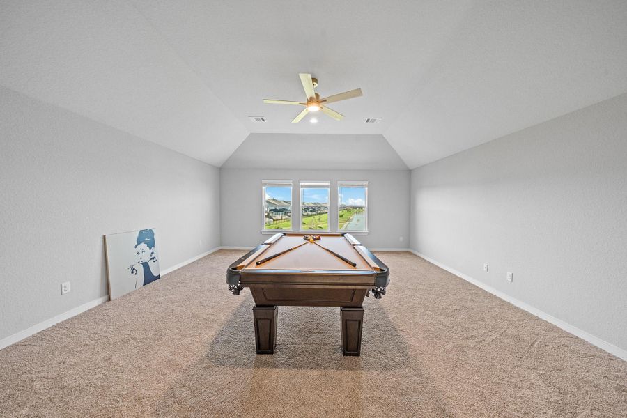 Furnished interior view inside a new home in Morton Creek Ranch, Katy (Image 27).