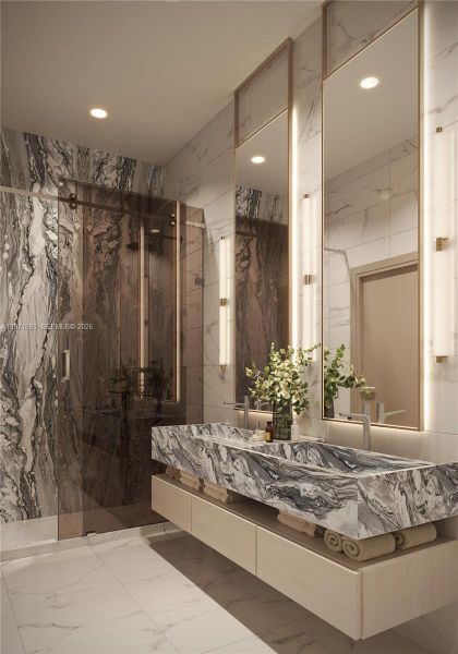 Furnished interior view inside a new home in , Hallandale Beach (Image 10). Furnished interior view inside a new home in , Hallandale Beach (Image 10).