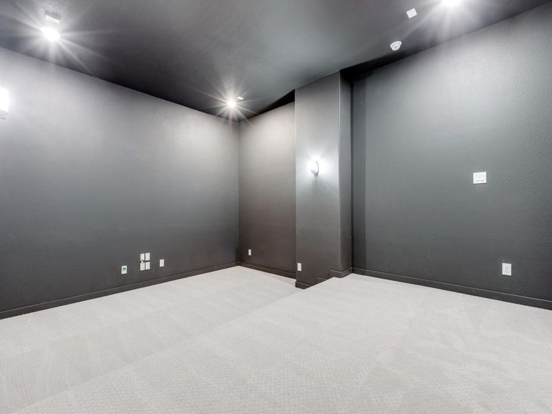 The media room is adjacent to the game room creating the perfect entertainment zone for your family!