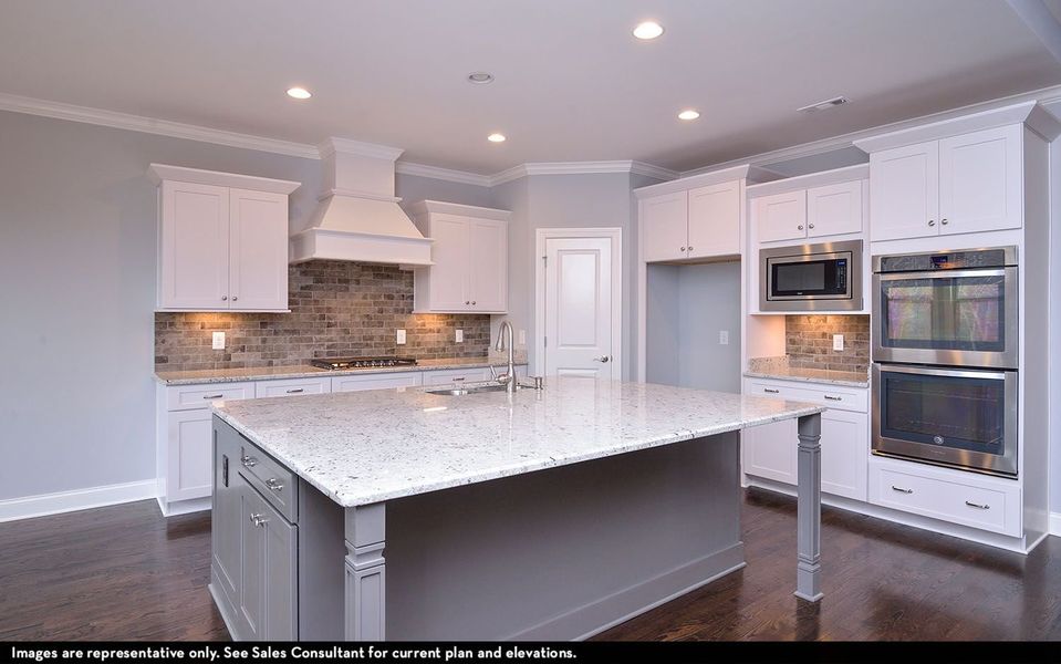 Representative furnished interior of a home built from the Augusta II by CastleRock Communities in Belvoir, Fairview (Image 7).