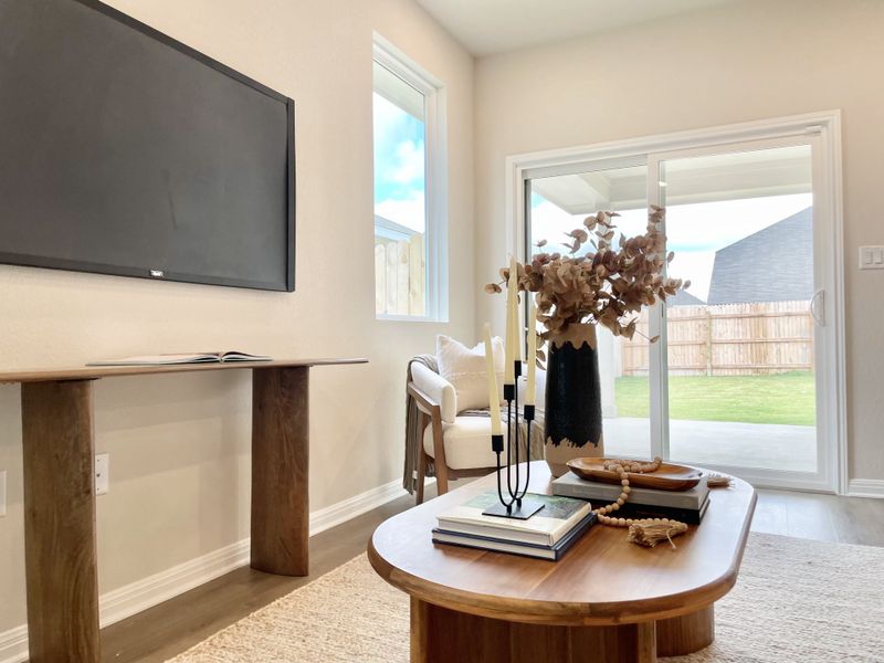 Representative furnished interior of a home built from the Blake by Ashton Woods in Rolling Glen, Hutto (Image 15).