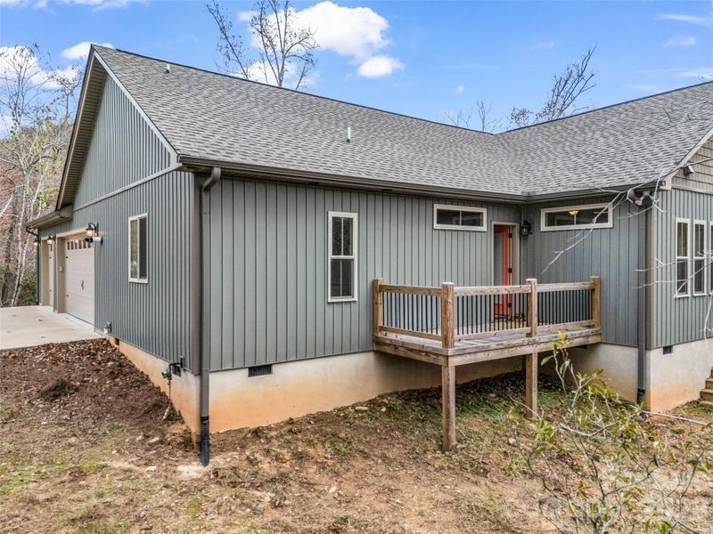 Exterior details and patio area of a home in , Rutherfordton (Image 20).